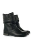 Lady Sexy Pile Style Ankle Boots Round Toe Low Heel