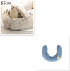 2 In 1 Dog And Cat Bed Pet Winter Bed Round Plush Warm Bed House Soft Long Plush Pets Bed Pet Products