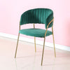 Stylish Hotel Furniture Velvet Dining Chair