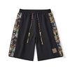 Stitching Embroidery Shorts Men's Summer Thin Casual Fifth Pants