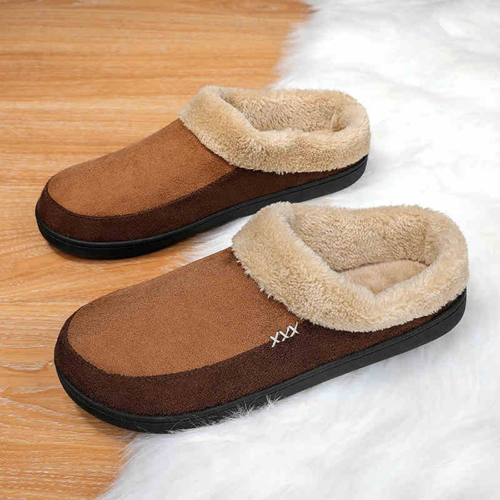 Cotton Slippers Men's Winter Plus Size