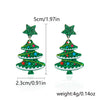 Women's Fashion Acrylic Printing Christmas Earrings