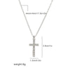 Hip Hop Men's And Women's Classic Accessories Diamond Cross Necklace Simple