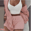 3 Pieces Of Fashionable Ladies Plush Home Clothes