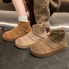 Soft Bottom Short Comfortable Back Zipper Boots