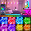 RGB 5050 LED Light Strip USB APP Control Color Changing Lights Flexible Lamp Tape Ribbon Diode Festival Party TV Desk Room Decor