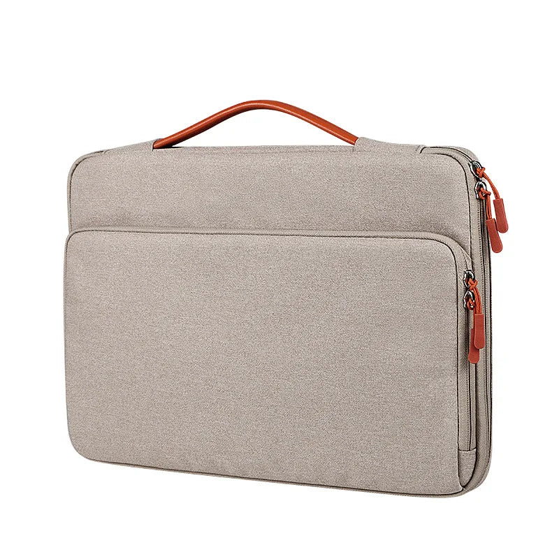 Universal Laptop Handbag 13/14/15 inch Notebook Sleeve for Macbook Double Zipper Computer Carrying Bag for iPad Briefcase