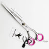 Pet Scissors 7" Cutting Curved Pet Grooming Scissors Professional Shears Salon Barber Using Dogs & Cats