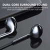 3.5mm Wired Headphones In Ear Headset Wired Earphones with Mic Bass Stereo Earbuds Sports In-line Control For Xiaomi Phones