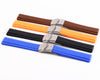 Silicone Watch Strap Replacement Rubber 18/20/22/24 mm Watch Band Stripe Pattern Bracelet Folding Stainless Steel Buckle Tool