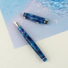 Fountain Pen ink Full Metal Clip Pens majohn New Moon Resin Fountain Pen Iridium Extra Fine Nib School Office Supplies