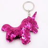 Cute Heart Star Unicorn Animal Glitter  Sequins Keychain Anime  Key Chain Gifts for Women Car Bag Accessories Keys Ring Jewelry