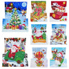 10-1pcs Christmas Candy Bags Santa Gift Bag Christmas Decorations 2023 Navidad Xmas Gift Bags Cristmas Candy Bags Velvet Bags