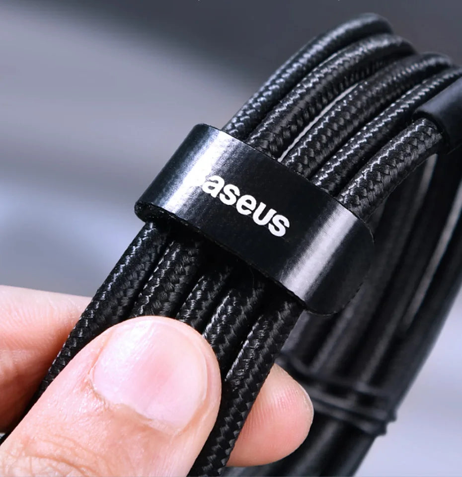 Baseus-USB C to USBC Cable, PD Fast Charging Cable, MacBook, Samsung, Xiaomi Phone, 2M Quick Charge, 3.0 A, Type C, 100W