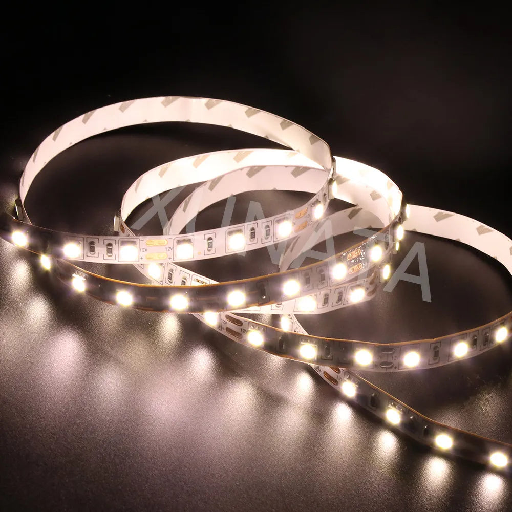 5V LED Strip Light 2835 5050 60LED USB/Battery Box Powered TV Backlight Flexible LED Tape Light White/Warm White Home Decoration