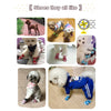 4pcs Summer Breathable Mesh Dog Shoes Cat Puppy Socks Shoes Pet Anti-slip Rain Boots Teddy Puppy Sandals Reflective Foot Cover