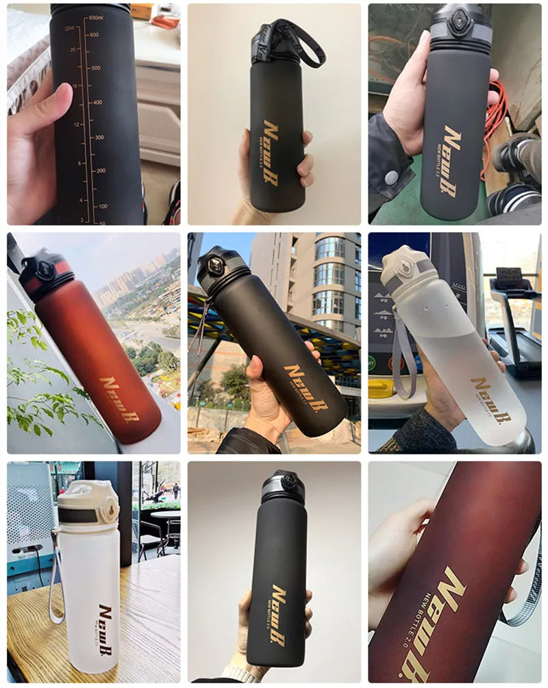 650ml/1000ml/1500ml High Quality Tritan Material Sport Water Bottle Cycling Climbing Gym Fitness Drinking Bottles Eco-Friendly