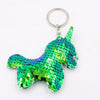 Cute Heart Star Unicorn Animal Glitter  Sequins Keychain Anime  Key Chain Gifts for Women Car Bag Accessories Keys Ring Jewelry