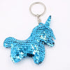 Cute Heart Star Unicorn Animal Glitter  Sequins Keychain Anime  Key Chain Gifts for Women Car Bag Accessories Keys Ring Jewelry