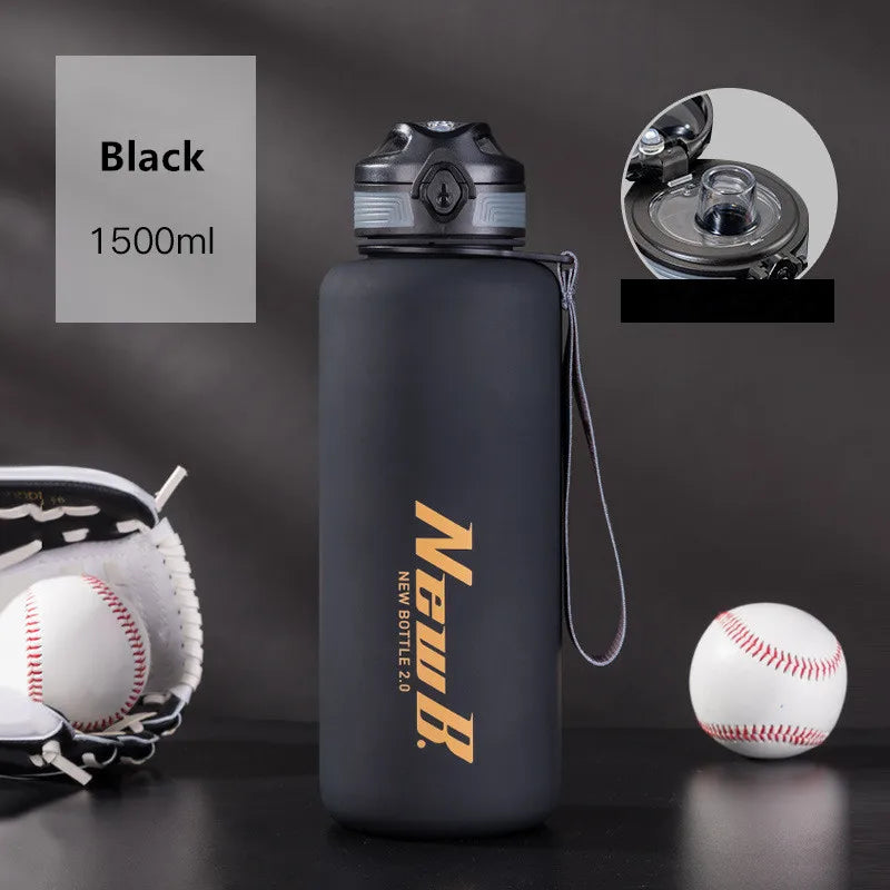 650ml/1000ml/1500ml High Quality Tritan Material Sport Water Bottle Cycling Climbing Gym Fitness Drinking Bottles Eco-Friendly