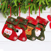 Christmas Socks Tree Hanging Ornament Bag Small Party Holiday Candy Bags Decoration Christmas Stockings christmas decor Navidad