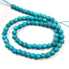 Stone Beads Turquoises Round shape Loose isolation Beads Semi-Finished For jewelry making DIY necklace bracelet accessories