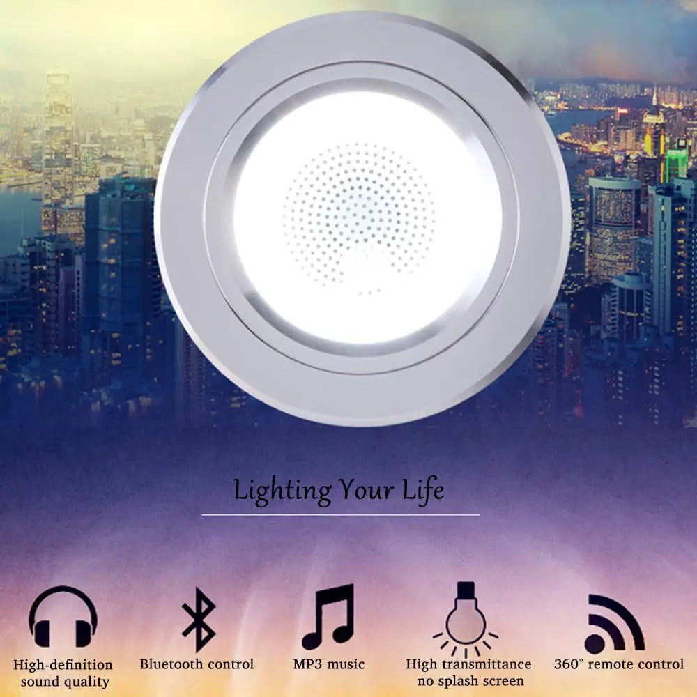 Led Ceiling Round Downlight Bluetooth 4.0 Remote Control Music App Smart Light Fixtures For Home Baseus Kitchen Indoor Lighting