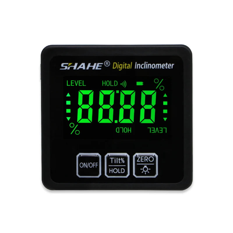 Shahe New High Precision Magnetic Digital Inclinometer Level Box Electronic Protractor With Backlight Angle Meter Tools