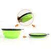 Silicone World 1000ML Portable Collapsible Silicone Pet Bowls Outdoor Travel Pet Food Container Feeder Bowl Dish Dog Food Basi