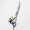 Pet Scissors 7" Cutting Curved Pet Grooming Scissors Professional Shears Salon Barber Using Dogs & Cats