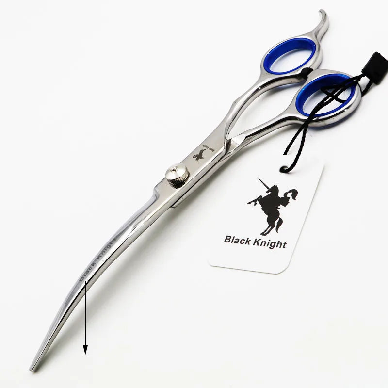 Pet Scissors 7" Cutting Curved Pet Grooming Scissors Professional Shears Salon Barber Using Dogs & Cats