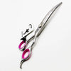 Pet Scissors 7" Cutting Curved Pet Grooming Scissors Professional Shears Salon Barber Using Dogs & Cats