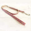 Personalized Pet Collar Scottish Plaid Custom Puppy Cat Name ID Tag Adjustable Collars Lead Leash  Free Engraving Dog Collars