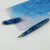 Fountain Pen ink Full Metal Clip Pens majohn New Moon Resin Fountain Pen Iridium Extra Fine Nib School Office Supplies