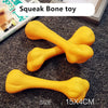 1PC Rubber Squeak Toy for Dog Screaming Chicken Chew Bone Slipper Squeaky Ball Dog Toys Tooth Grinding Training Pet Toy Supplies