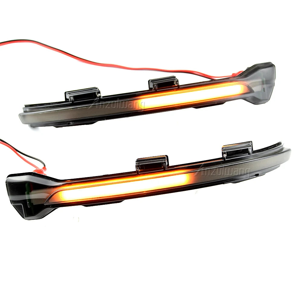 2PCS For VW Golf MK7 7.5 7 GTI R GTD Dynamic Blinker LED Turn Signal For Volkswagen Rline Sportsvan Touran Side Mirror Light