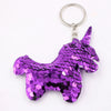 Cute Heart Star Unicorn Animal Glitter  Sequins Keychain Anime  Key Chain Gifts for Women Car Bag Accessories Keys Ring Jewelry