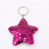 Cute Heart Star Unicorn Animal Glitter  Sequins Keychain Anime  Key Chain Gifts for Women Car Bag Accessories Keys Ring Jewelry