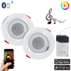 Led Ceiling Round Downlight Bluetooth 4.0 Remote Control Music App Smart Light Fixtures For Home Baseus Kitchen Indoor Lighting