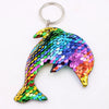 Cute Heart Star Unicorn Animal Glitter  Sequins Keychain Anime  Key Chain Gifts for Women Car Bag Accessories Keys Ring Jewelry