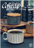 Retro European-Style Glazed Ceramic Coffee Cup Cappuccino Latte Fancy Coffee Pull Flower Cup and Saucer Suit 220ml