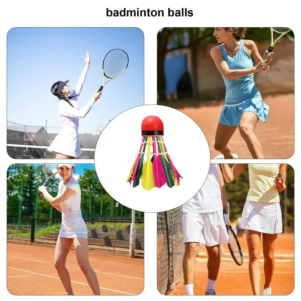 Professional Natural Duck Feather Badminton Shuttlecocks High Speed Training Badminton Ball Lightweight Shuttlecock