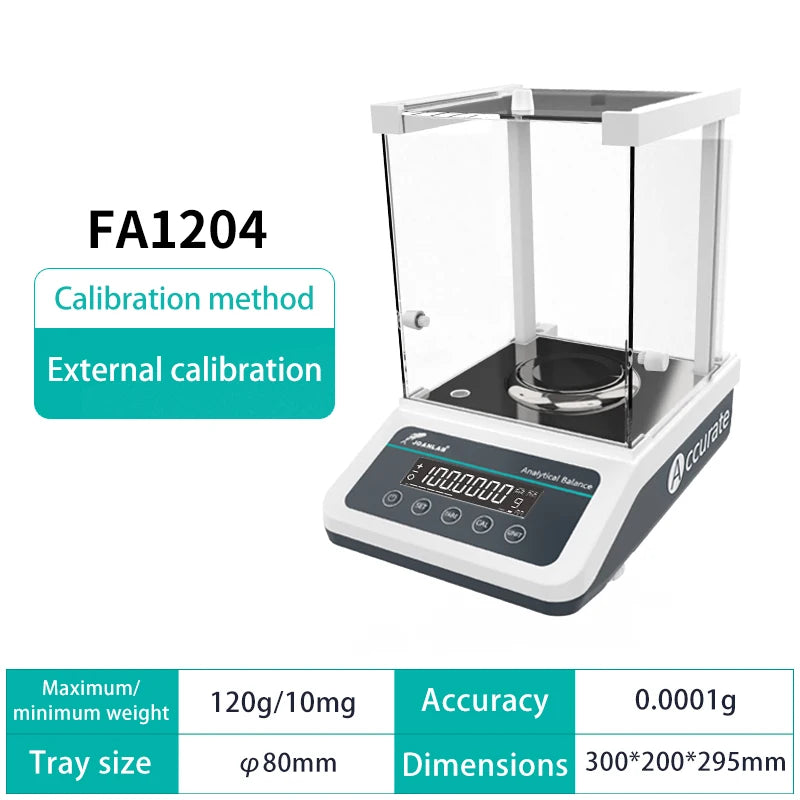 Laboratory Scales Analytical Balance Digital Microbalance Precision Electronic Balance Scale 120g 220g Range 0.0001g Resolution