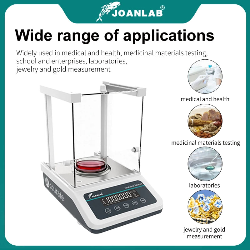 Laboratory Scales Analytical Balance Digital Microbalance Precision Electronic Balance Scale 120g 220g Range 0.0001g Resolution