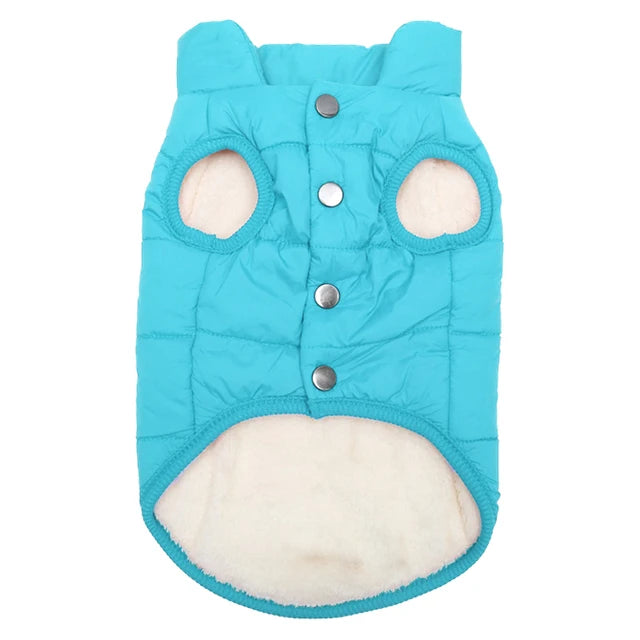 Pet Dog Vest Jacket Autumn Winter Warm Fleece Dog Coat Clothes For Small Medium Large Dogs Chihuahua French Bulldog Pug Clothing