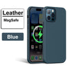 Official Leather Case with MagSafe for Apple iPhone 15 14 Pro Max 13 12 13pro Original Magnet Magnetic Charging i Phone Cover