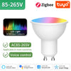 TNCE GU10 Zigbee/Bluetooth/Wifi Smart LED RGB C+W Dimmable Lamps Smart Home APP Control Spotlight Bulb For Alexa Google Home