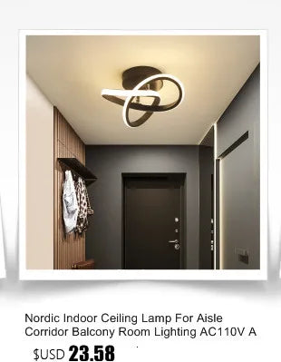 Nordic Aisle Corridor Ceiling Lights Modern Minimalist Entry Porch Lamp Personality Creative Balcony Light Luxury Bedroom Lights