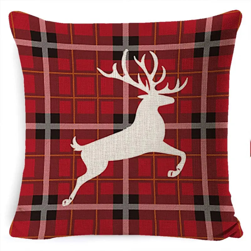 2025 New Year Christmas pillow case ,45x45cm, cushion cover home Christmas decoration pillow case