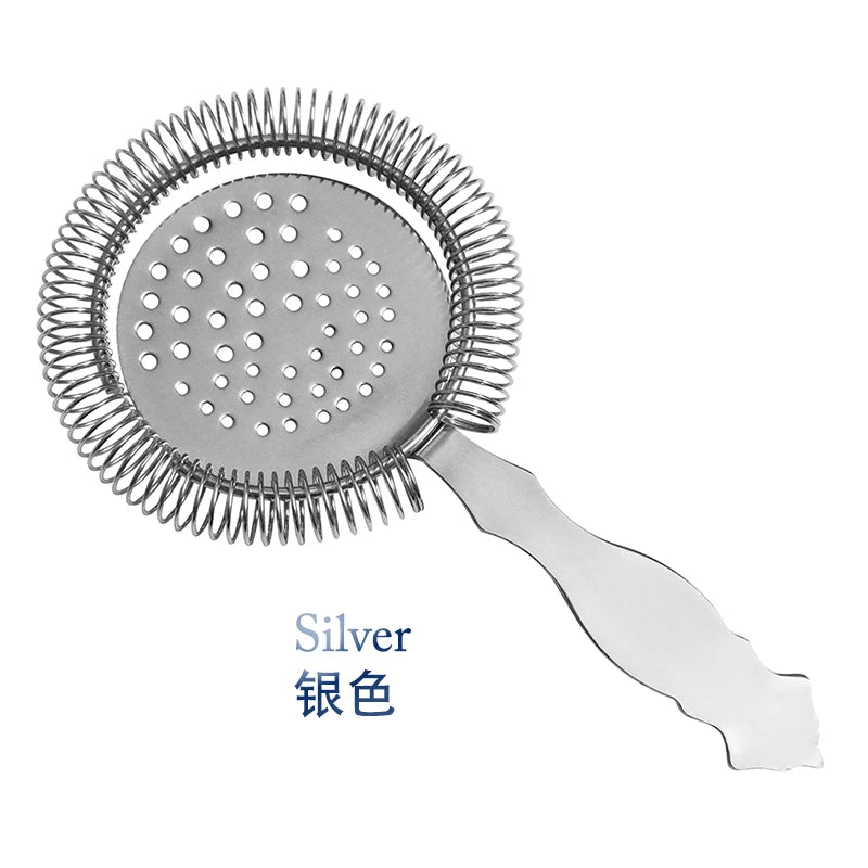 Bar Strainer Sprung Cocktail Strainer Stainless Steel Deluxe Strainer Bar Tools